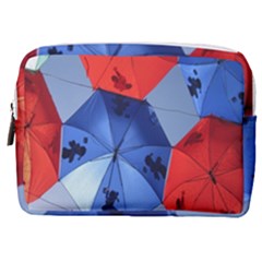 Letters Pattern Folding Umbrellas 2 Make Up Pouch (medium) by artworkshop