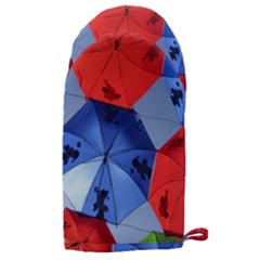 Letters Pattern Folding Umbrellas 2 Microwave Oven Glove by artworkshop