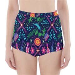 Pattern Nature Design High-waisted Bikini Bottoms by artworkshop