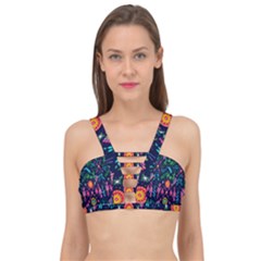 Pattern Nature Design Cage Up Bikini Top by artworkshop