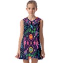 Pattern Nature Design Kids  Pilgrim Collar Ruffle Hem Dress View1