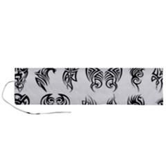 Tattoo Pattern Coin Purse Roll Up Canvas Pencil Holder (l) by artworkshop