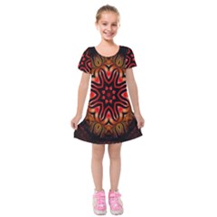 Wallpapers Texture Model Kids  Short Sleeve Velvet Dress by artworkshop