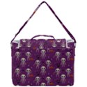 Background Halloween Pattern Pumpkin Skeleton Bat Box Up Messenger Bag View3