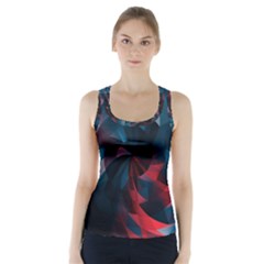 Art Polygon Geometric Design Pattern Colorful Racer Back Sports Top by Ravend