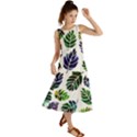 Leaves Watercolor Ornamental Decorative Design Summer Maxi Dress View1