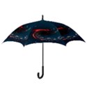 Fluid Swirl Spiral Twist Liquid Abstract Pattern Hook Handle Umbrellas (Small) View3