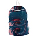 Fluid Swirl Spiral Twist Liquid Abstract Pattern Foldable Lightweight Backpack View1