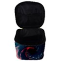 Fluid Swirl Spiral Twist Liquid Abstract Pattern Make Up Travel Bag (Small) View3