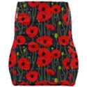 Background Poppies Flowers Seamless Ornamental Car Seat Back Cushion  View2