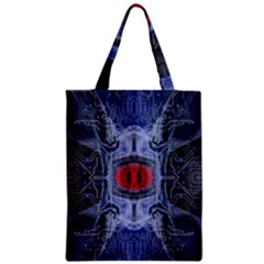 Art Robot Artificial Intelligence Technology Zipper Classic Tote Bag by Ravend