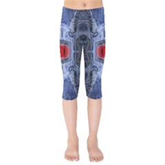 Art Robot Artificial Intelligence Technology Kids  Capri Leggings  by Ravend