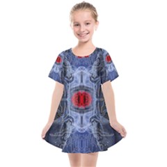 Art Robot Artificial Intelligence Technology Kids  Smock Dress by Ravend