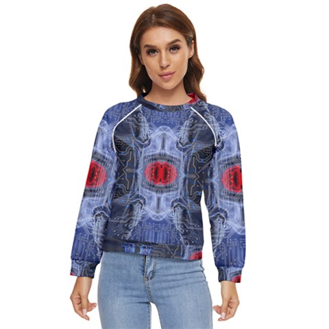 Art Robot Artificial Intelligence Technology Women s Long Sleeve Raglan Tee by Ravend