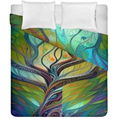 Tree Magical Colorful Abstract Metaphysical Duvet Cover Double Side (california King Size)