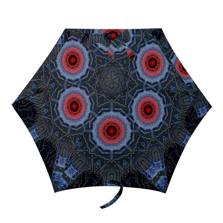 Art Robots Artificial Intelligence Technology Mini Folding Umbrellas