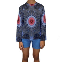 Art Robots Artificial Intelligence Technology Kids  Long Sleeve Swimwear by Ravend