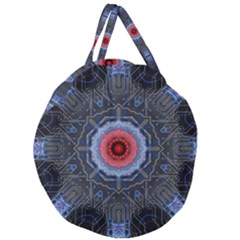 Art Robots Artificial Intelligence Technology Giant Round Zipper Tote by Ravend