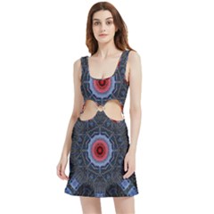 Art Robots Artificial Intelligence Technology Velour Cutout Dress by Ravend