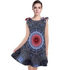 Art Robots Artificial Intelligence Technology Tie Up Tunic Dress by Ravend