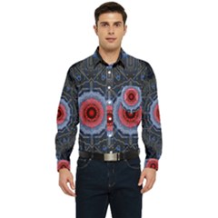 Art Robots Artificial Intelligence Technology Men s Long Sleeve Pocket Shirt  by Ravend