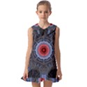 Art Robots Artificial Intelligence Technology Kids  Pilgrim Collar Ruffle Hem Dress View1