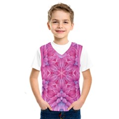 Art Rosette Pattern Background Floral Pattern Kids  Basketball Tank Top by Ravend