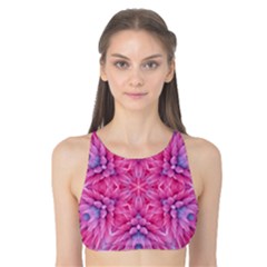 Art Rosette Pattern Background Floral Pattern Tank Bikini Top by Ravend