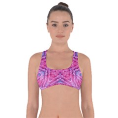 Art Rosette Pattern Background Floral Pattern Got No Strings Sports Bra by Ravend