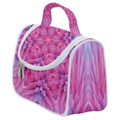 Art Rosette Pattern Background Floral Pattern Satchel Handbag by Ravend