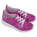 Art Rosette Pattern Background Floral Pattern Women s Lightweight Sports Shoes View3