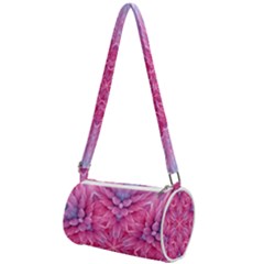 Art Rosette Pattern Background Floral Pattern Mini Cylinder Bag by Ravend