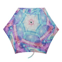 Polygons Bokeh Geometric Art Geometric Background Mini Folding Umbrellas by Ravend