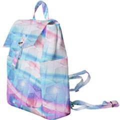 Polygons Bokeh Geometric Art Geometric Background Buckle Everyday Backpack by Ravend