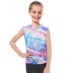 Polygons Bokeh Geometric Art Geometric Background Kids  Mesh Tank Top by Ravend