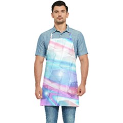 Polygons Bokeh Geometric Art Geometric Background Kitchen Apron by Ravend