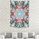 Geometric Symmetrical Symmetry Data Futuristic Small Tapestry View2