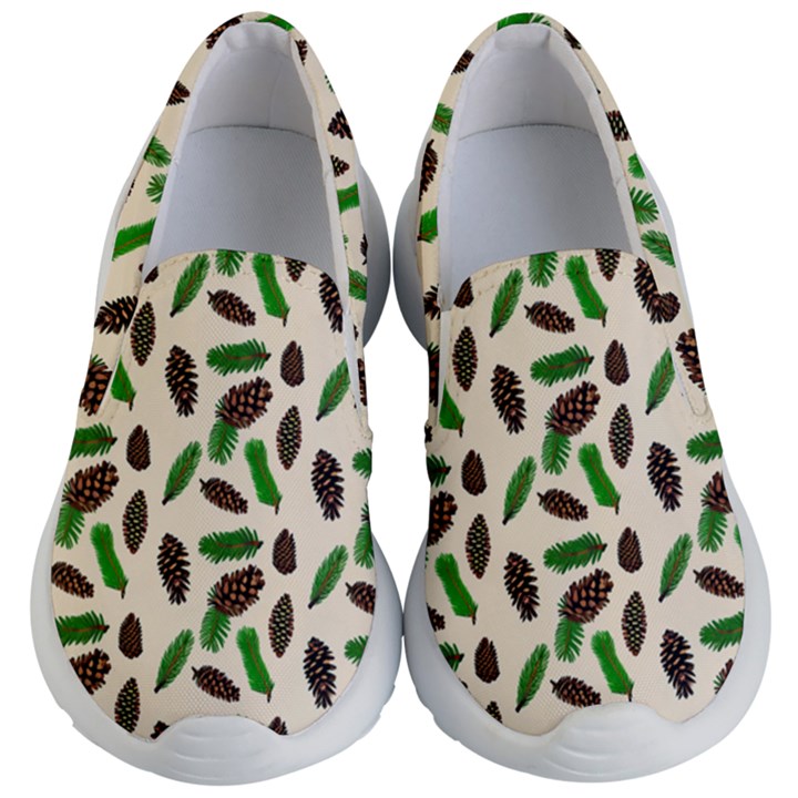 Background Ornamental Spruce Sample Kids Lightweight Slip Ons