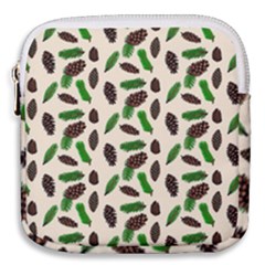 Background Ornamental Spruce Sample Mini Square Pouch by Ravend