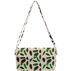 Background Ornamental Spruce Sample Removable Strap Clutch Bag by Ravend