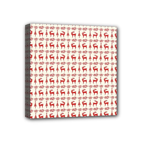 Wrapping Paper Christmas Packaging Surprise Mini Canvas 4  X 4  (stretched) by Ravend