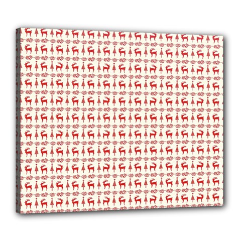 Wrapping Paper Christmas Packaging Surprise Canvas 24  x 20  (Stretched)