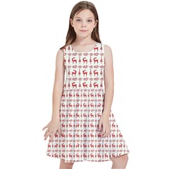 Wrapping Paper Christmas Packaging Surprise Kids  Skater Dress by Ravend