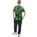 Daisies Clovers Lawn Digital Drawing Background Men s Sport Top View2