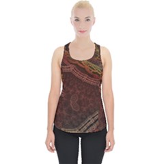 Fractal Pattern Geometric Pattern Disintegration Piece Up Tank Top by Ravend