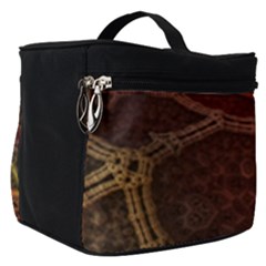 Fractal Pattern Geometric Pattern Disintegration Make Up Travel Bag (small) by Ravend