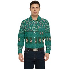 Advent Christmas Time Pre-christmas Time Men s Long Sleeve Pocket Shirt  by Ravend