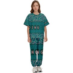 Advent Christmas Time Pre-christmas Time Kids  Tee And Pants Sports Set