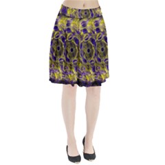 Fractal Glowing Kaleidoscope Pleated Skirt by Ravend