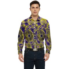 Fractal Glowing Kaleidoscope Men s Long Sleeve  Shirt by Ravend